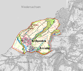 Lage des Verfahrengensgebiet