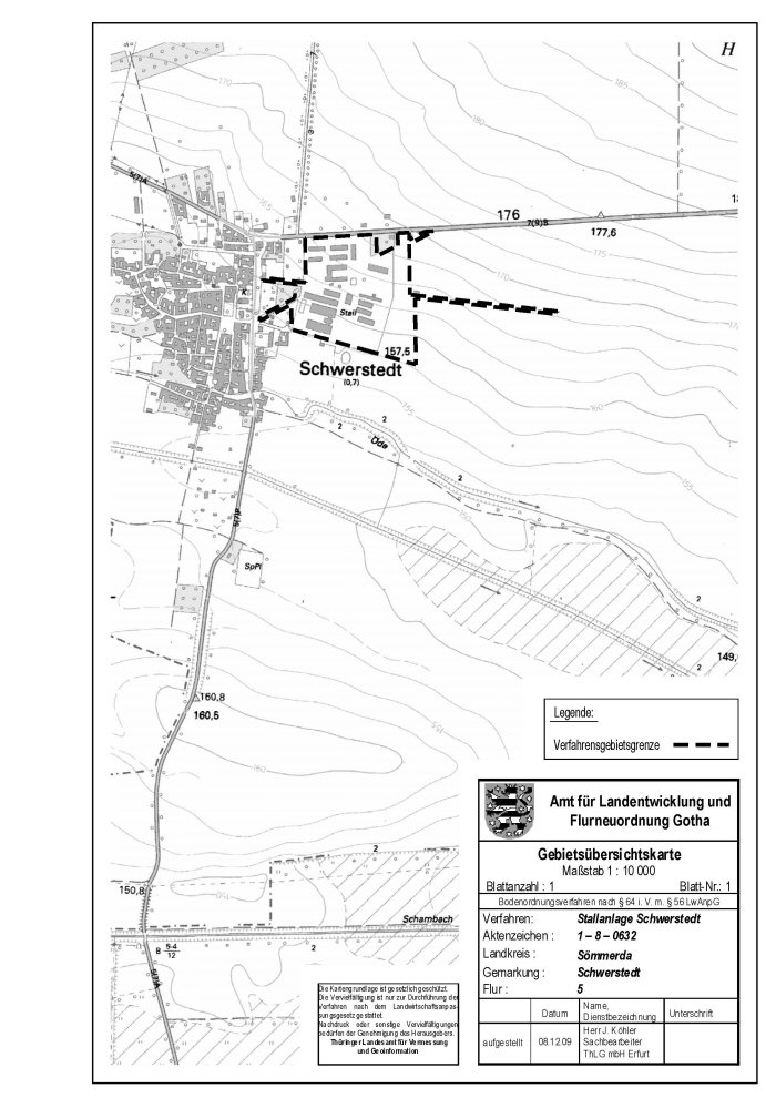 Projektdaten Schwerstedt Landentwicklung Online Thüringen